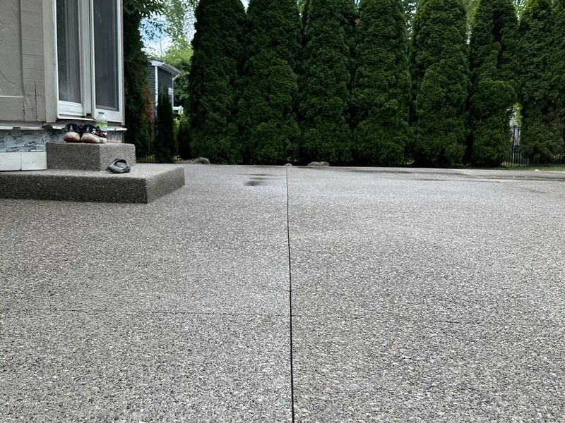 Side patio walkway by A&M Works